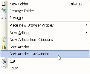 Folder Context Menu